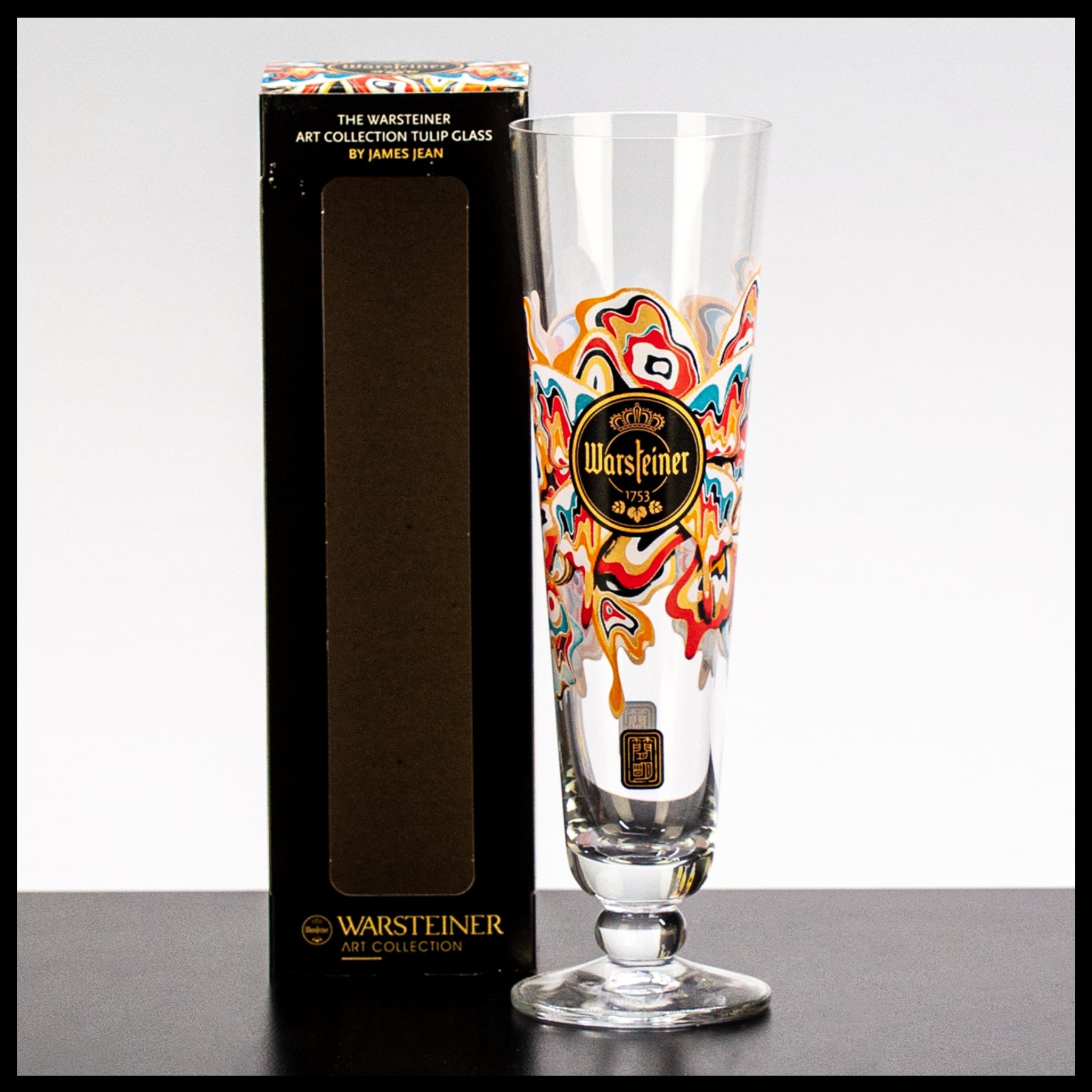 Warsteiner "Art Collection" Glas by James Jean mit Geschenkkarton - Trinklusiv