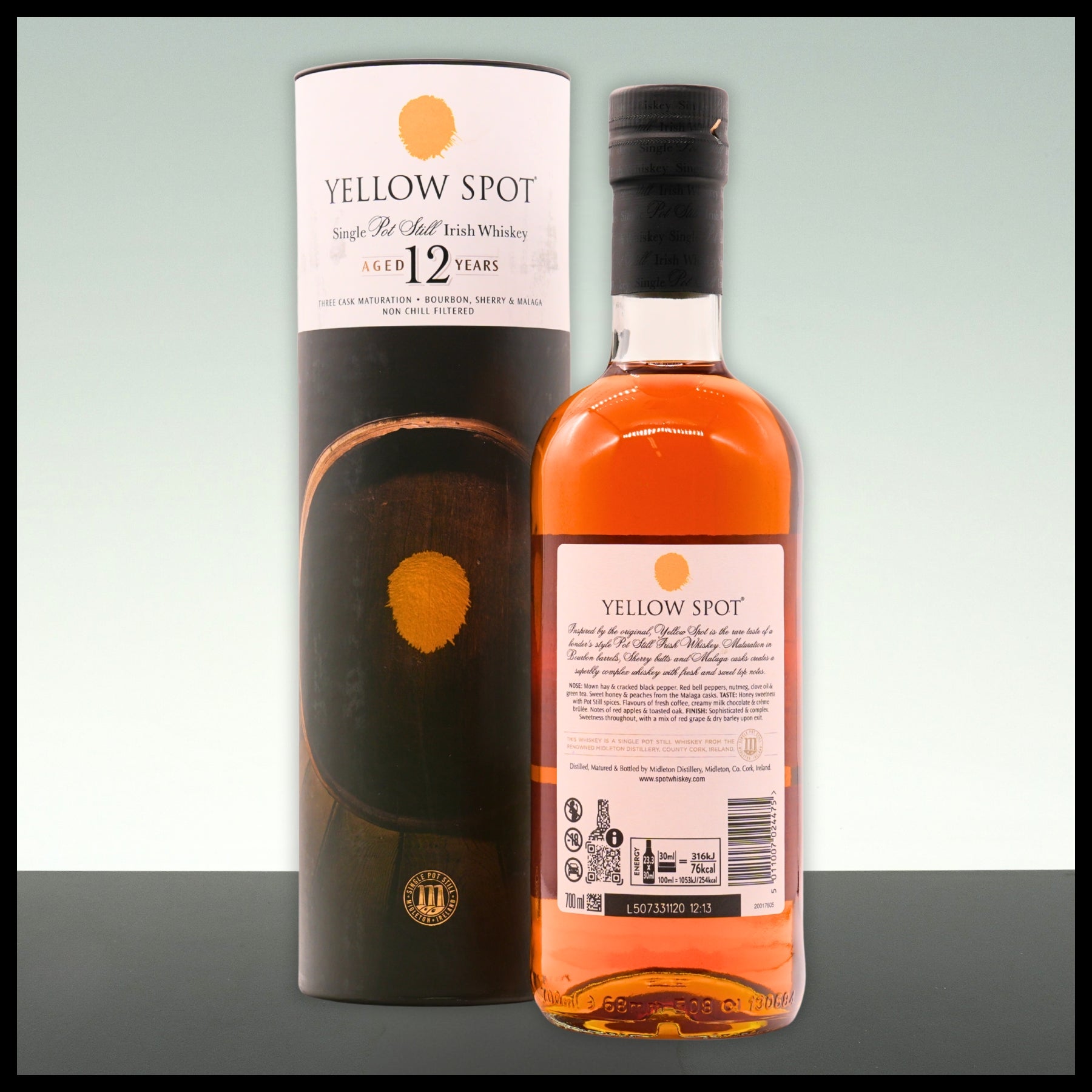 Yellow Spot 12 YO Irish Whiskey 0,7L - 46% Vol. - Trinklusiv