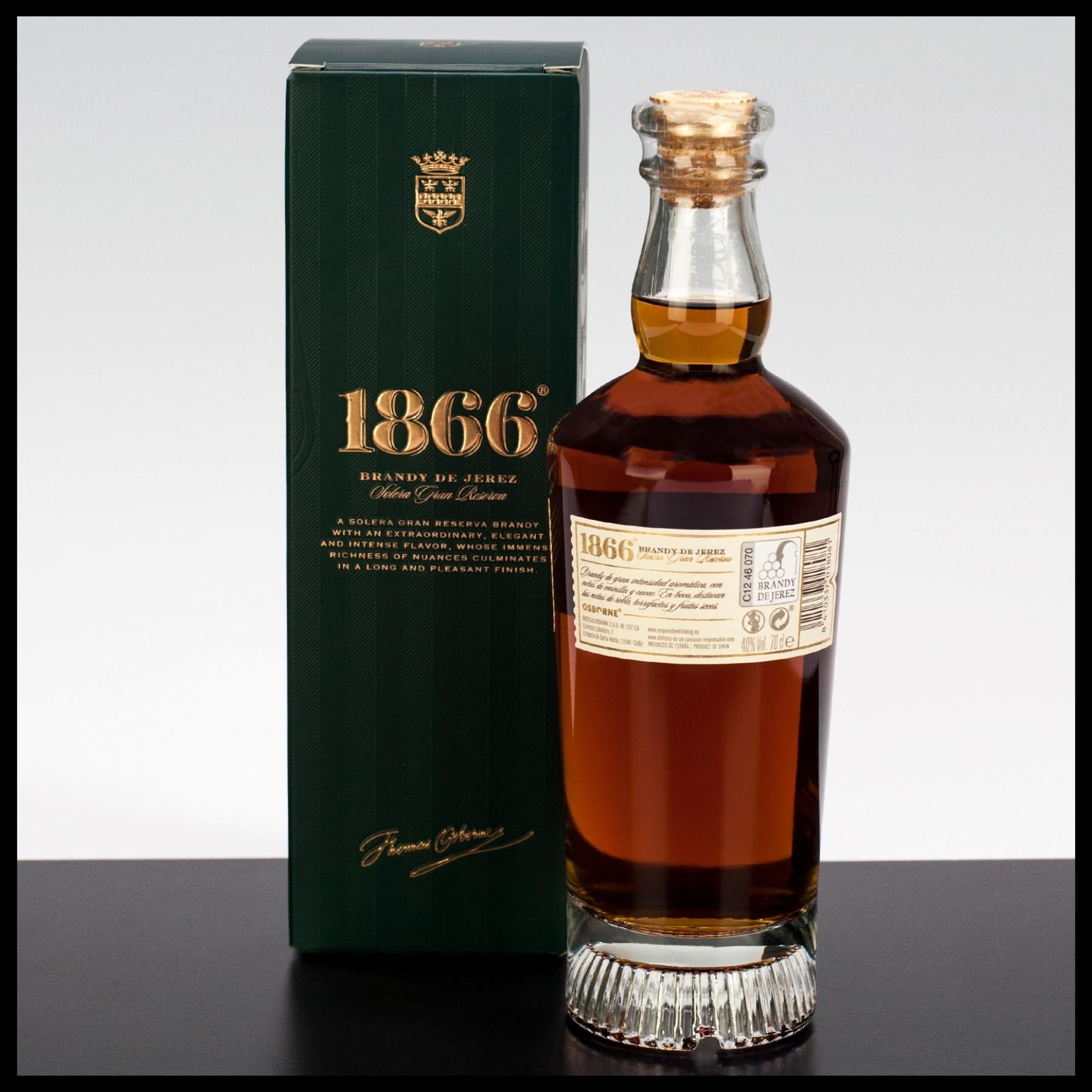 1866 Solera Gran Reserva Brandy de Jerez 0,7L - 40% Vol. - Trinklusiv