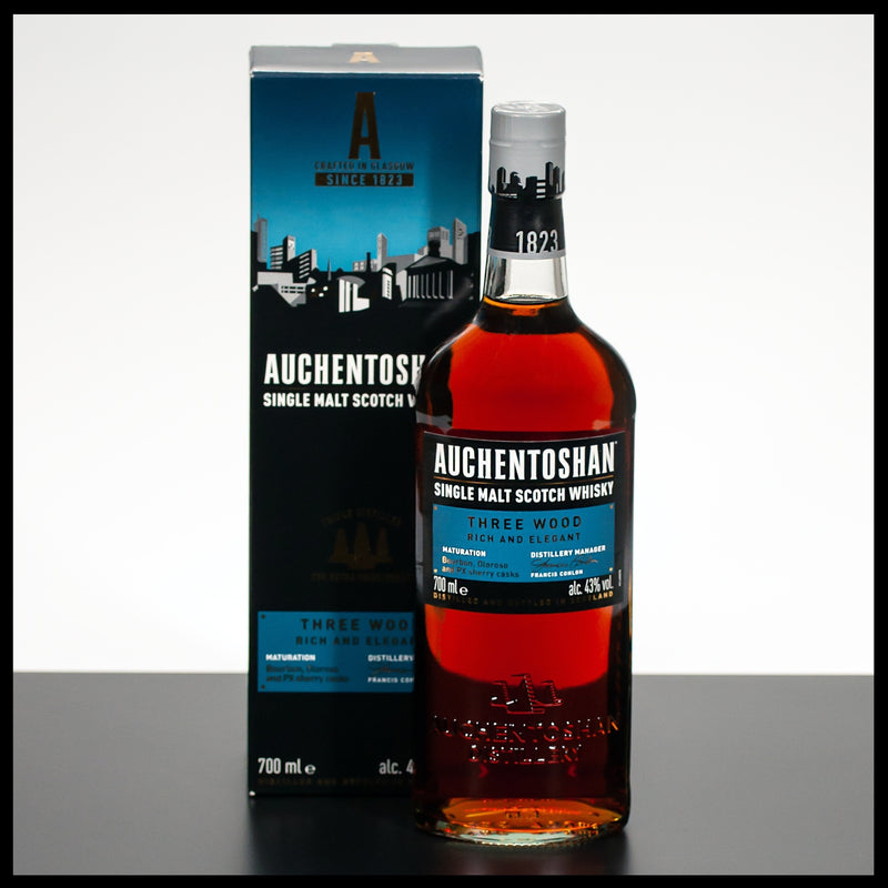 Auchentoshan Three Wood 0,7L - 43% - Trinklusiv