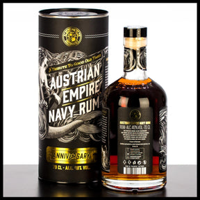 Austrian Empire Navy Rum Anniversary 0,7L - 40% Vol. - Trinklusiv