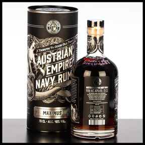 Austrian Empire Navy Rum Maximus 0,7L - 40% Vol. - Trinklusiv