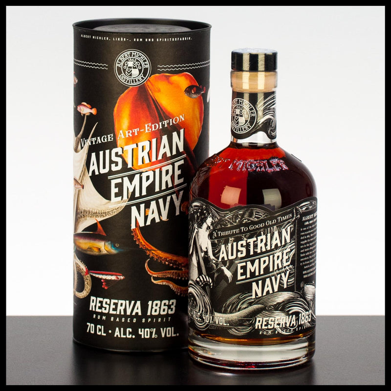 Austrian Empire Navy Rum Reserva 1863 Vintage Art Edition 0,7L - 40% Vol. - Trinklusiv