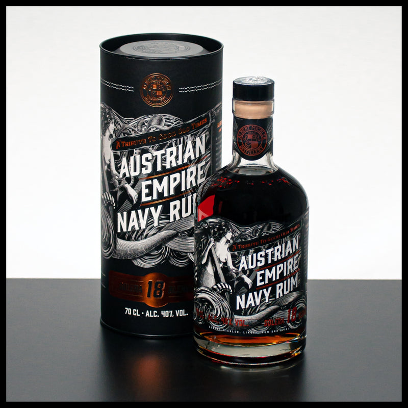 Austrian Empire Navy Rum Solera 18 YO 0,7L - 40% - Trinklusiv
