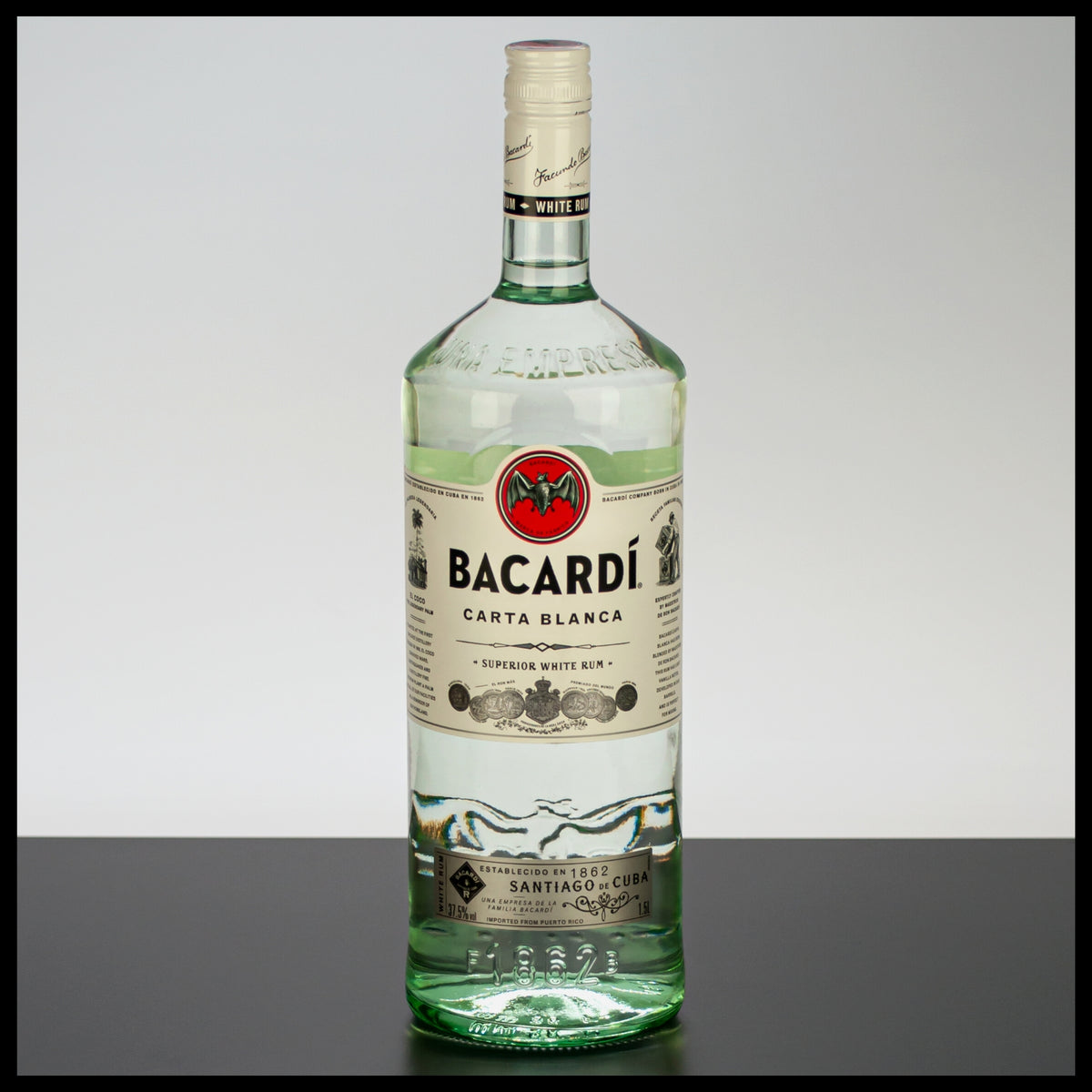 Bacardi Carta Blanca Superior White Rum 1,5L - 37,5% Vol. - Trinklusiv