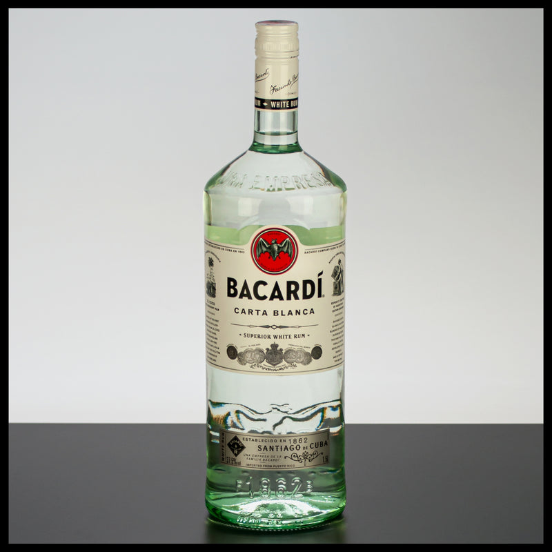 Bacardi Carta Blanca Superior White Rum 1,5L - 37,5% Vol. - Trinklusiv