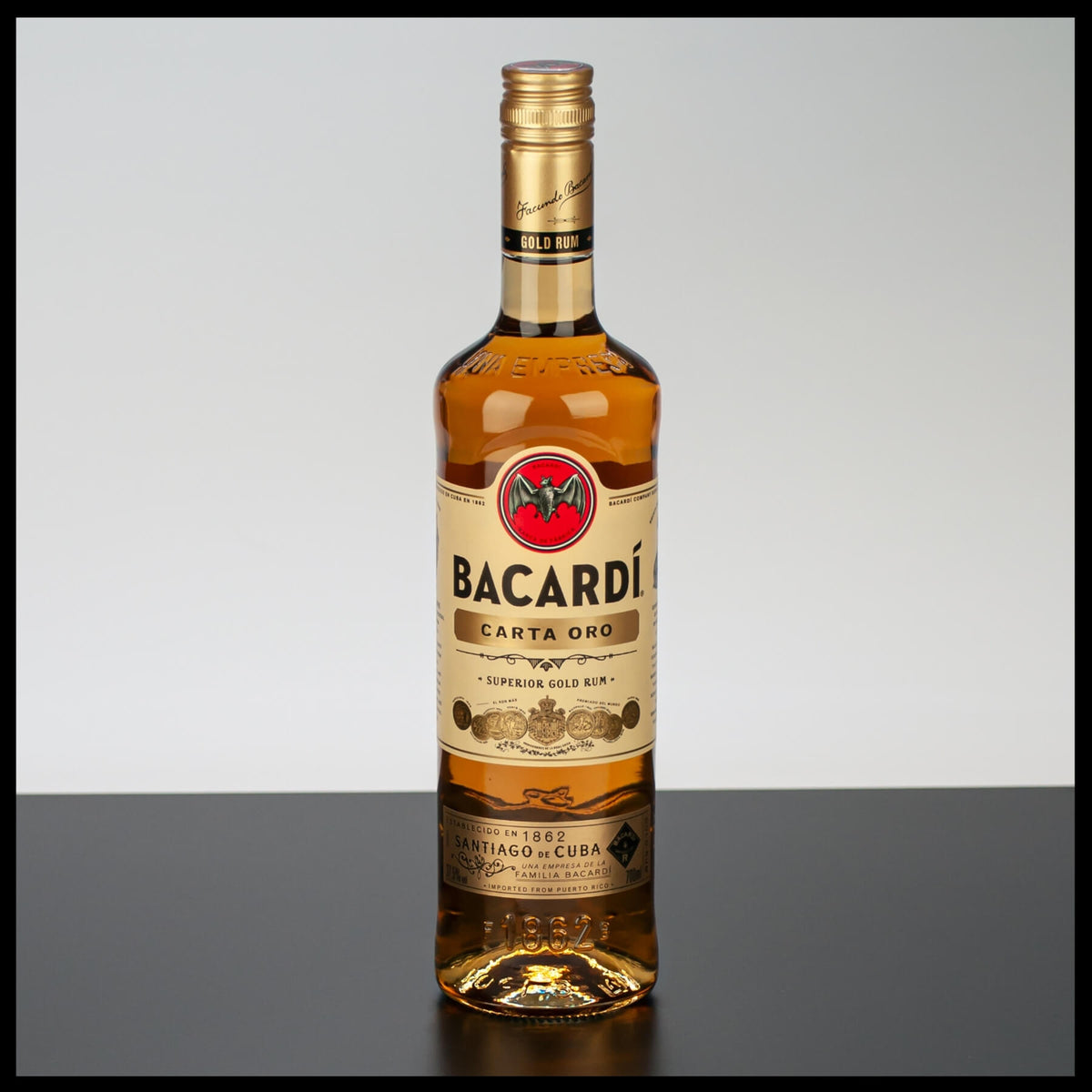 Bacardi Carta Oro Superior Gold Rum 0,7L - 37,5% Vol. - Trinklusiv