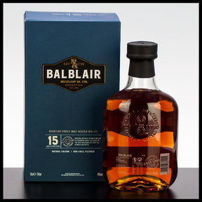 Balblair 15 YO Highland Single Malt Whisky 0,7L - 46% Vol. - Trinklusiv