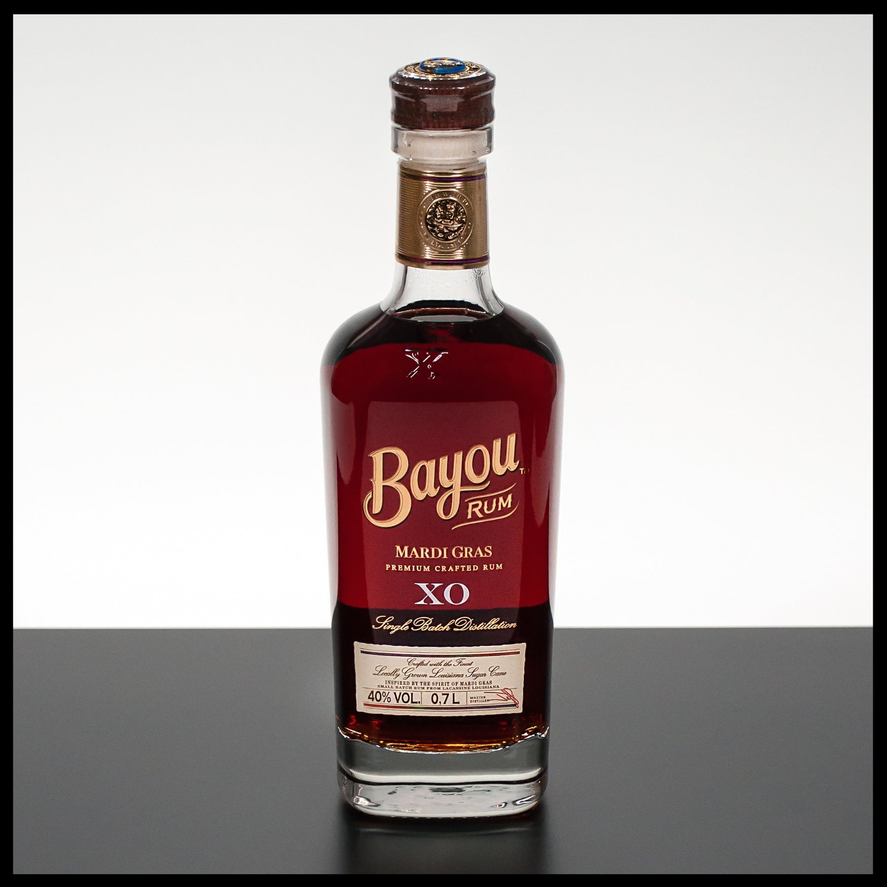 Bayou XO Mardi Gras Rum 0,7L - 40% - Trinklusiv