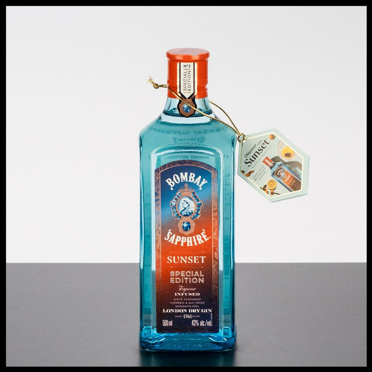 Bombay Sapphire Sunset London Dry Gin 0,5L - 43% Vol. - Trinklusiv