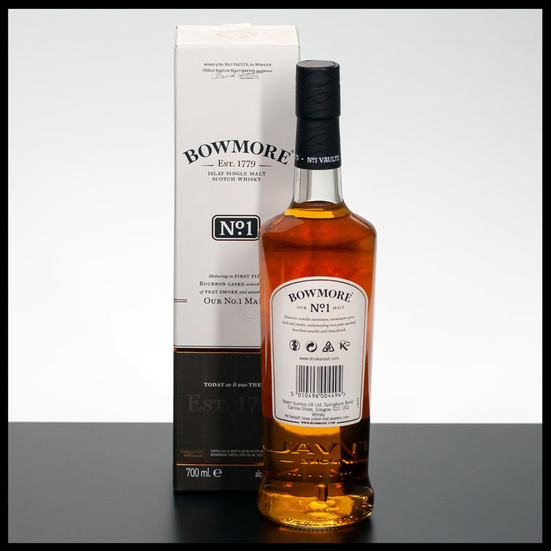 Bowmore No. 1 0,7L - 40% - Trinklusiv