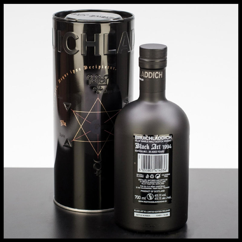 Bruichladdich Black Art 1994 Edition 08.1 0,7L - 45,1% Vol. - Trinklusiv