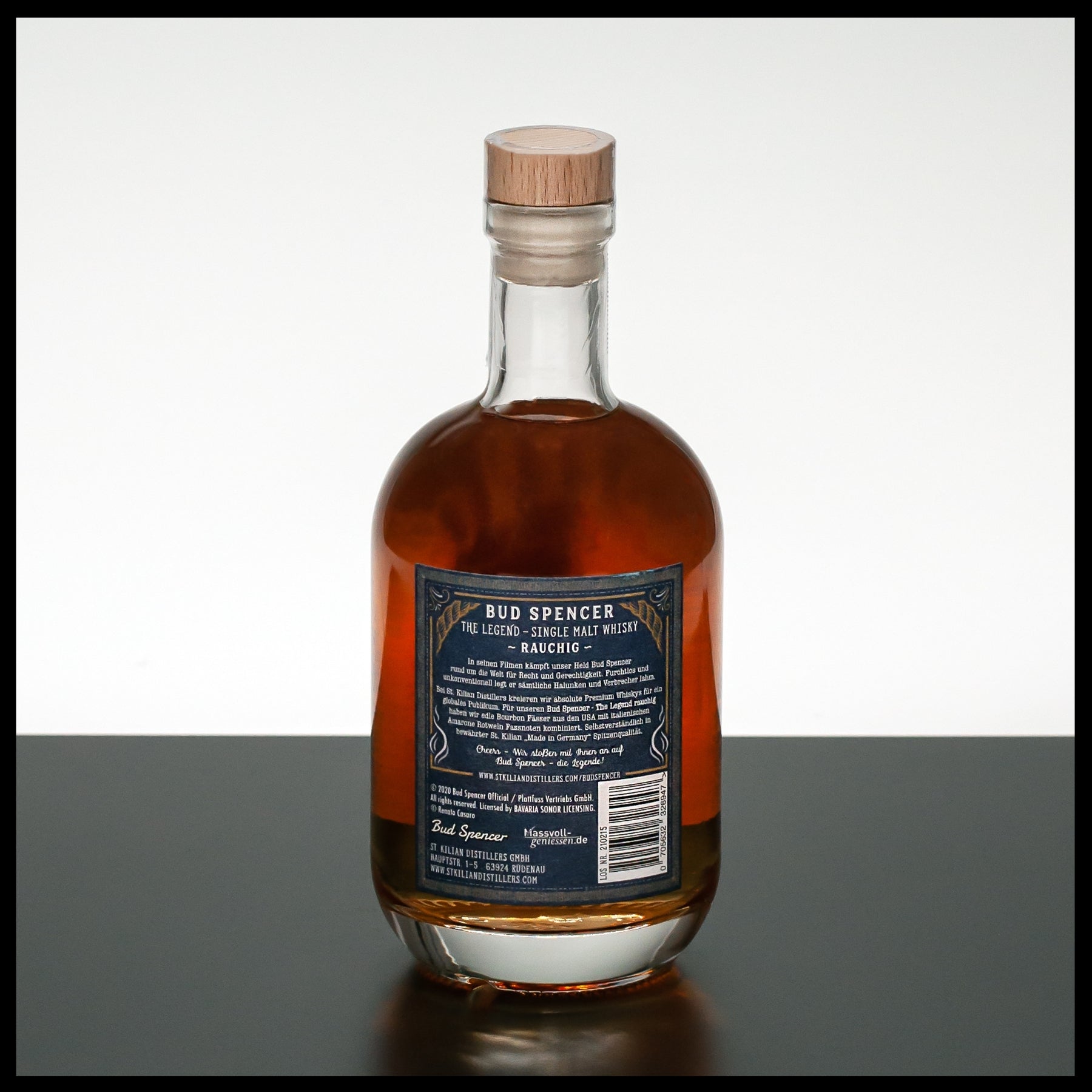Bud Spencer The Legend Single Malt Whisky Rauchig 0,7L - 49% - Trinklusiv