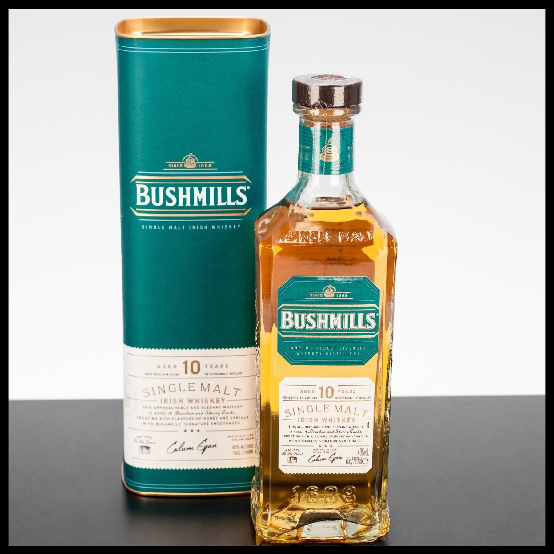 Bushmills 10 YO Irish Whiskey 0,7L - 40% Vol. - Trinklusiv