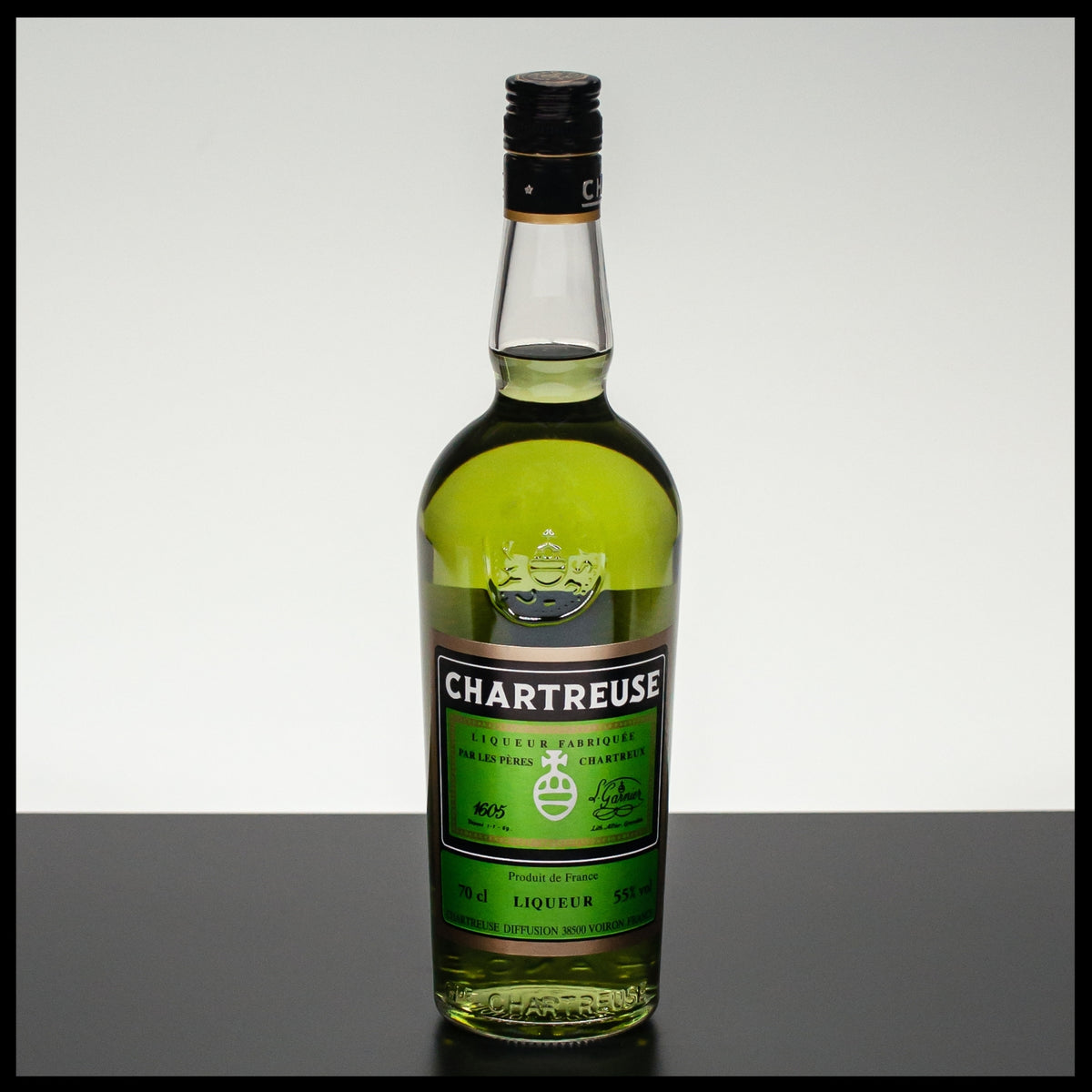 Chartreuse Verte Kräuterlikör 0,7L - 55% Vol. - Trinklusiv