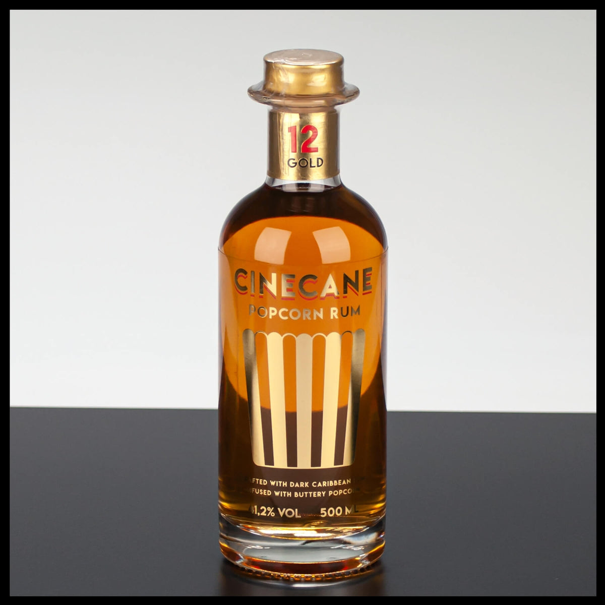 Cinecane Popcorn Rum 0,5L - 41,2% Vol. - Trinklusiv
