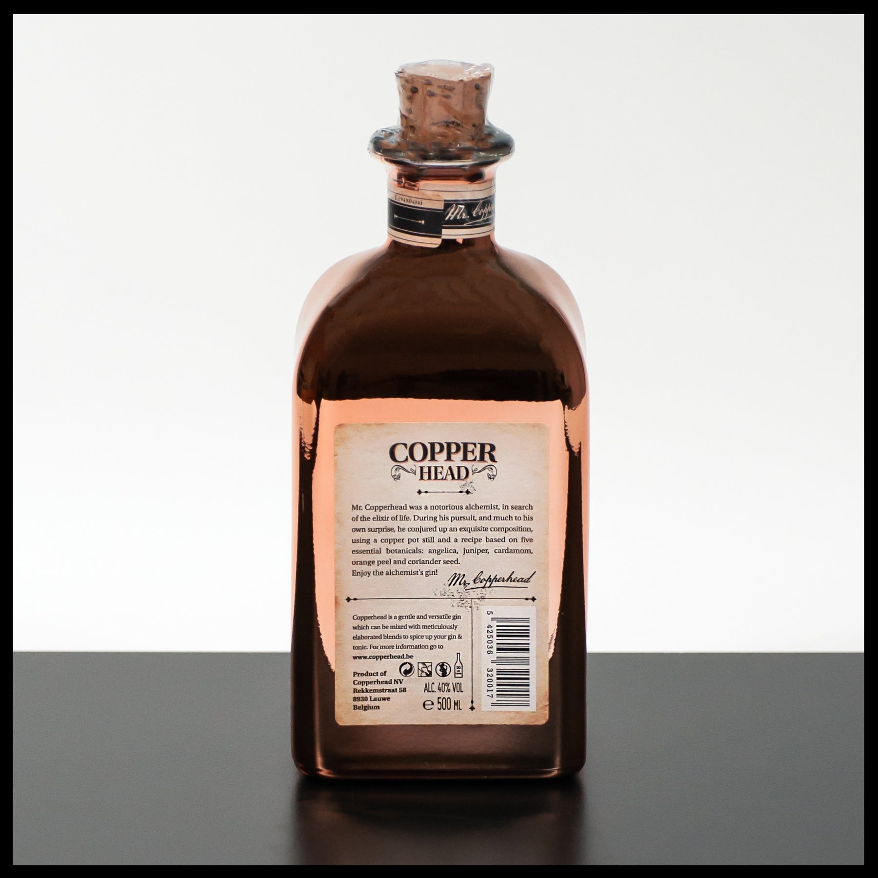 Copperhead Gin Mr. Copperhead 0,5L - 40% Vol. - Trinklusiv