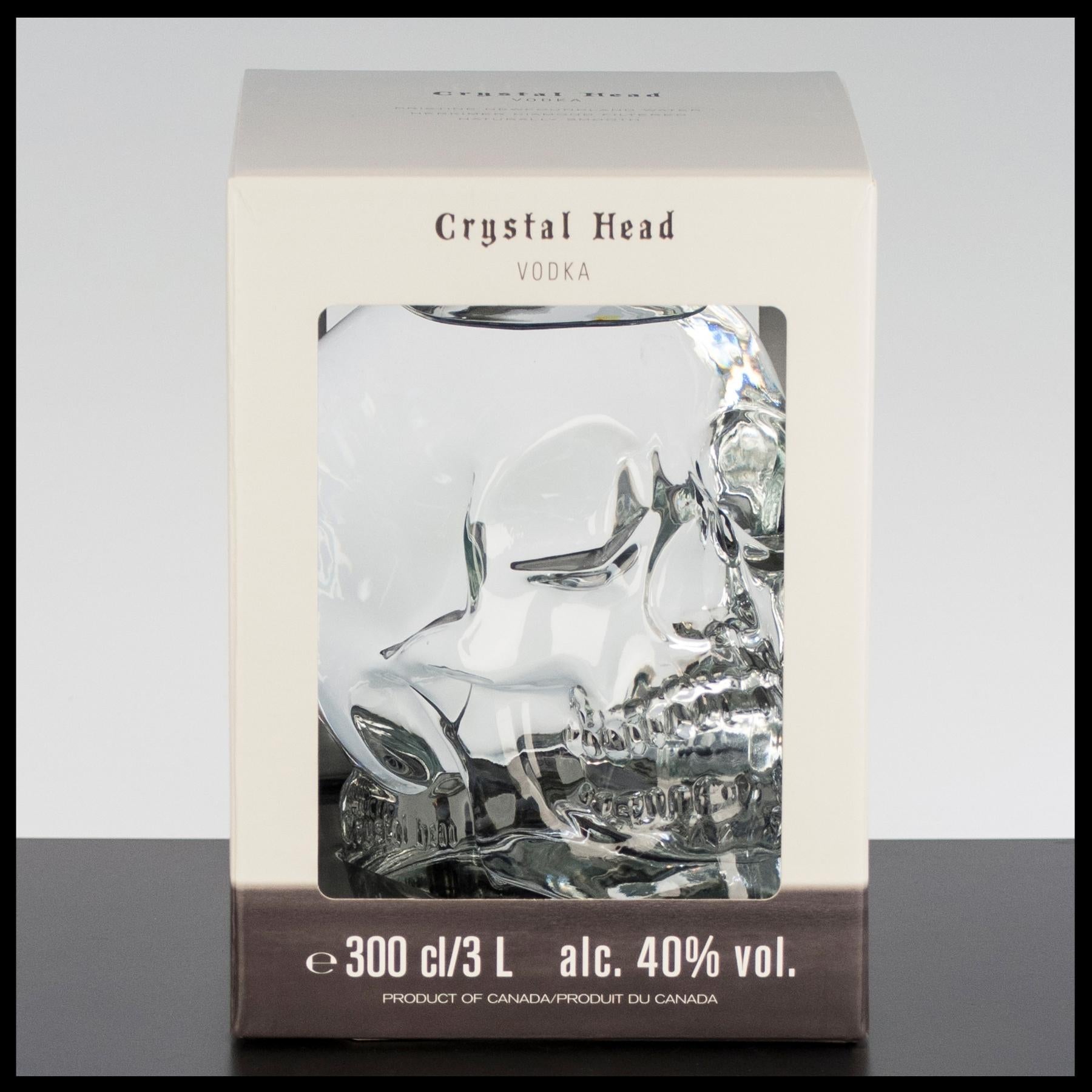 Crystal Head Vodka 3L - 40% Vol. - Trinklusiv