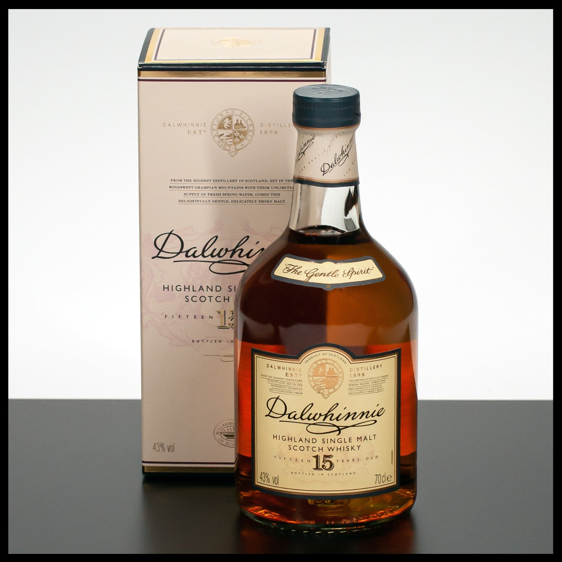 Dalwhinnie 15 YO 0,7L - 43% Vol. - Trinklusiv