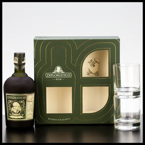 Diplomatico Reserva Exclusiva Rum Box mit 2 Gläsern 0,7L - 40% Vol. - Trinklusiv