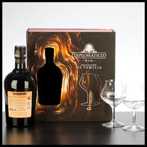 Diplomatico Seleccion de Familia Rum Box mit 2 Gläsern 0,7L - 43% Vol. - Trinklusiv