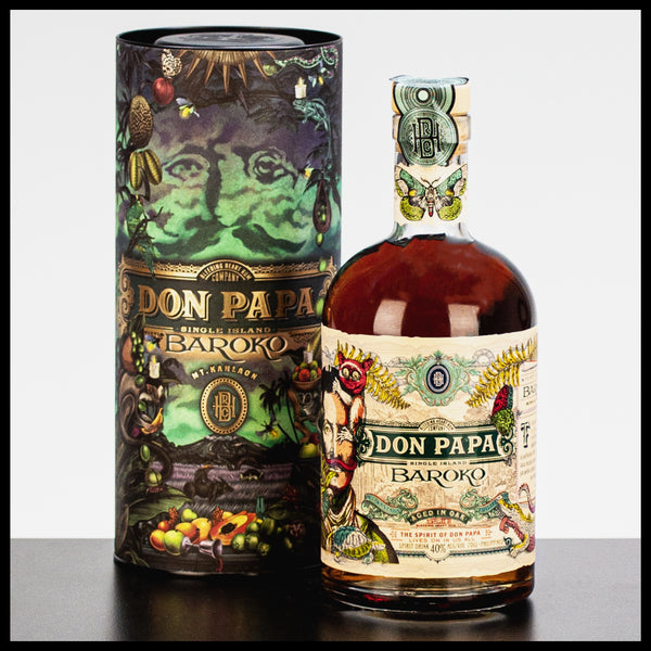 Don Papa BAROKO Harvest Limited Edition 40% Vol. 0,7l in Giftbox @Malva