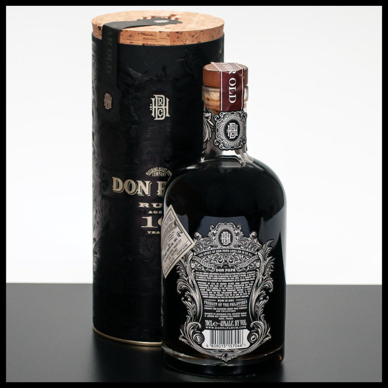 Don Papa Rum 10 YO 0,7L - 43% Vol. - Trinklusiv