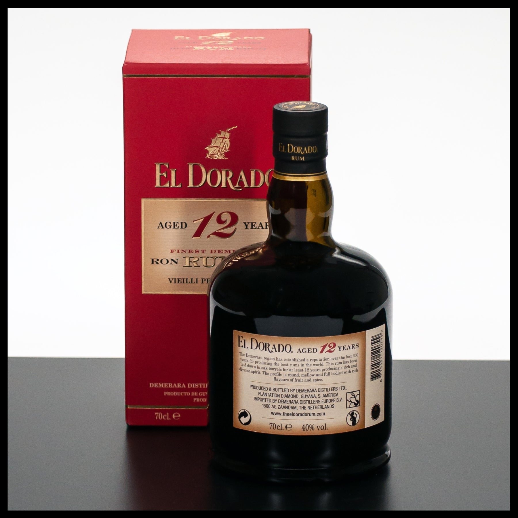 El Dorado 12 YO Rum 0,7L - 40% - Trinklusiv