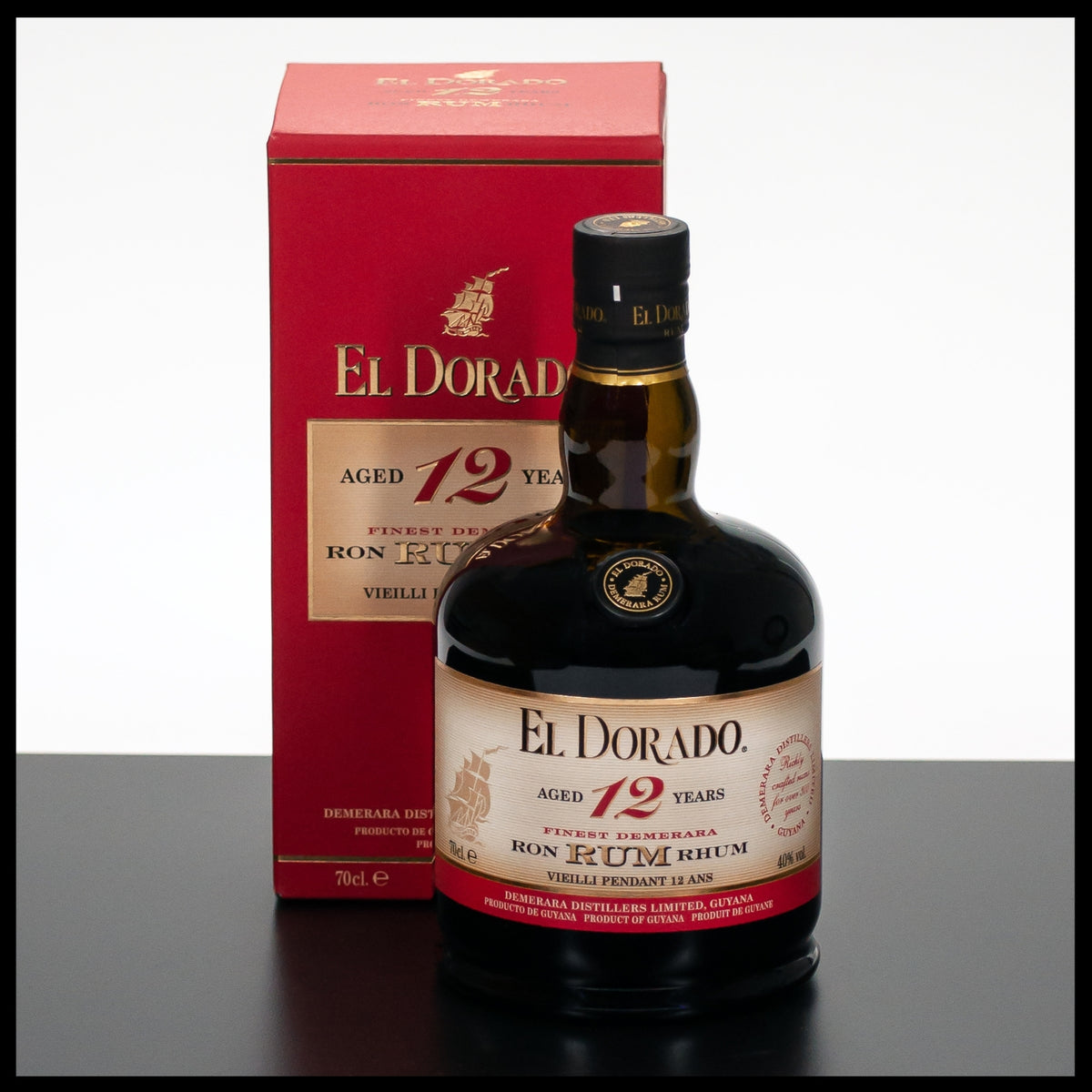 El Dorado 12 YO Rum 0,7L - 40% - Trinklusiv