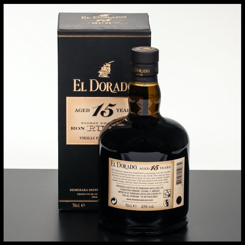 El Dorado 15 YO Rum 0,7L - 43% - Trinklusiv