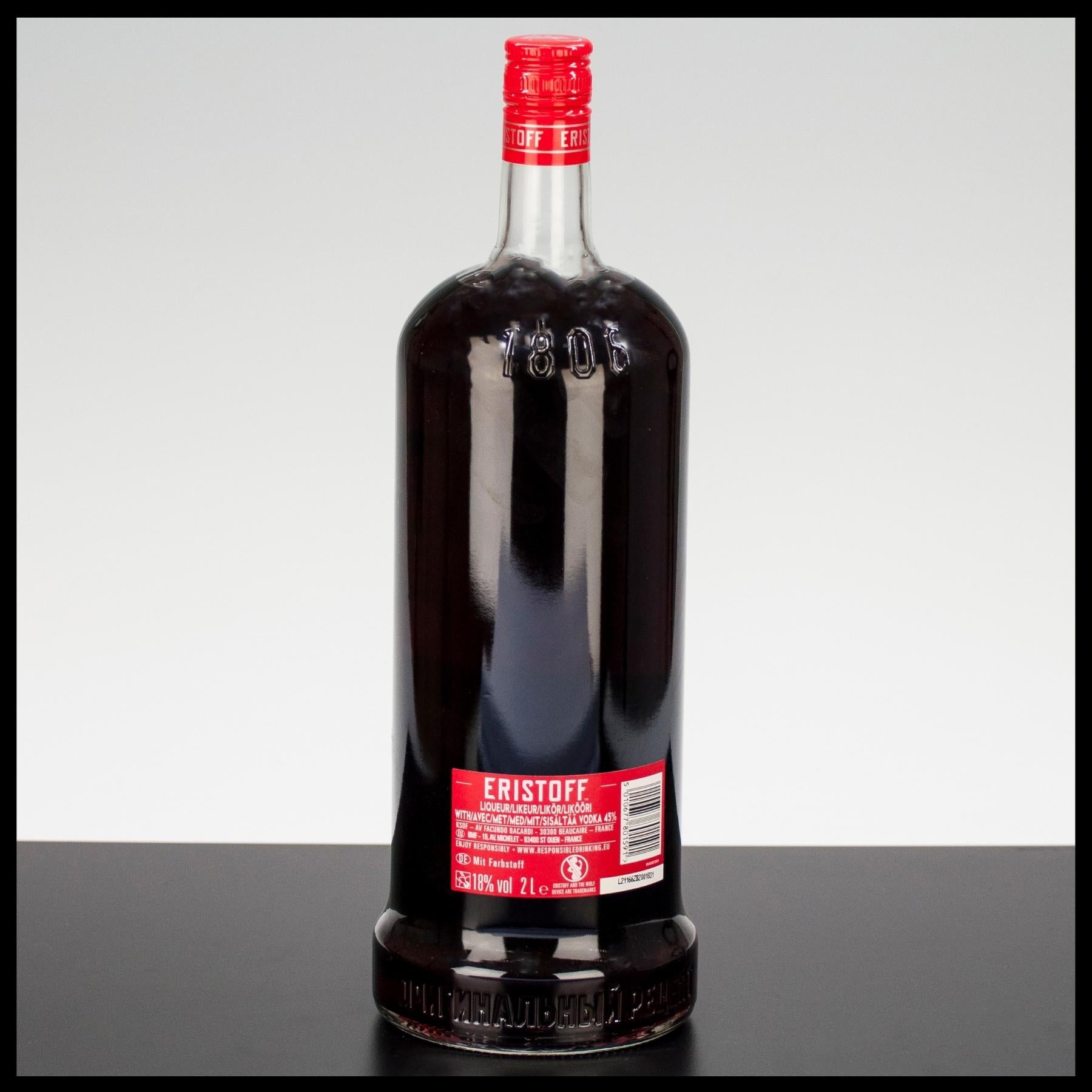 Eristoff Red Sloeberry Flavoured Vodka 2L - 18% Vol. - Trinklusiv