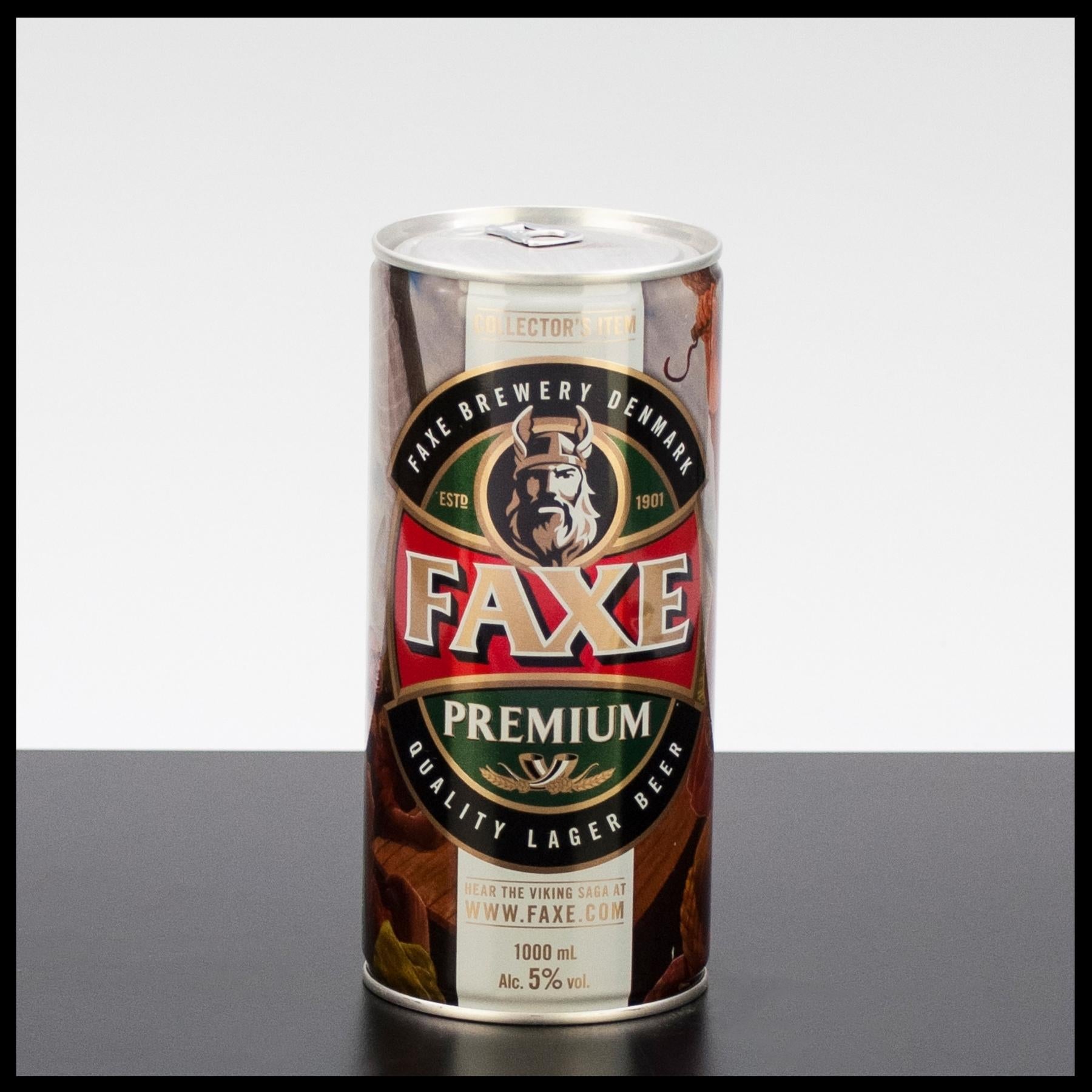 Faxe Premium Quality Lagerbier 1L - 5% Vol. - Trinklusiv