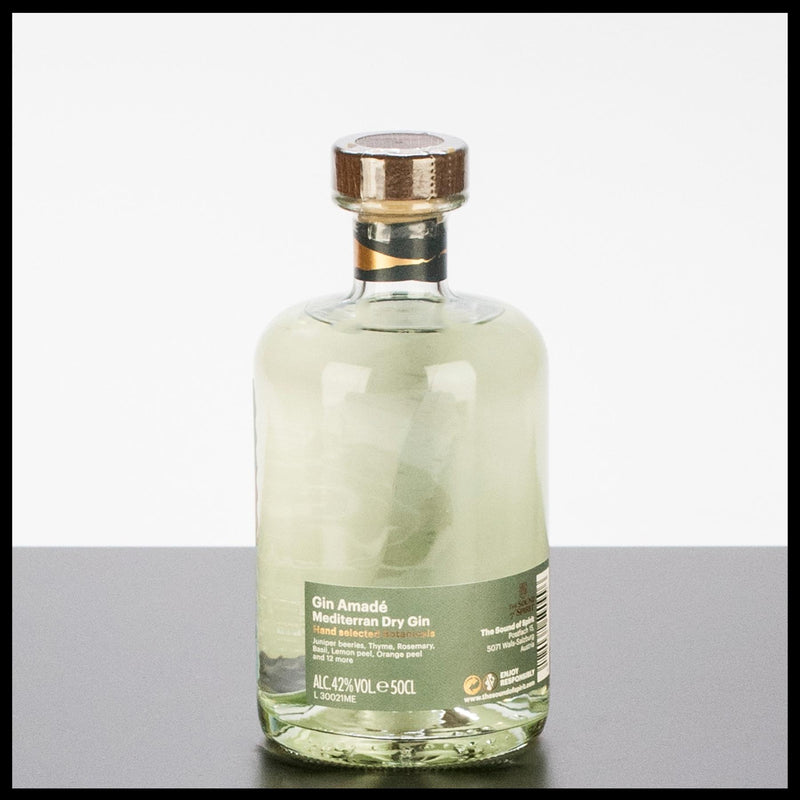 Gin Amade Mediterran Dry Gin 0,5L - 42% Vol. - Trinklusiv