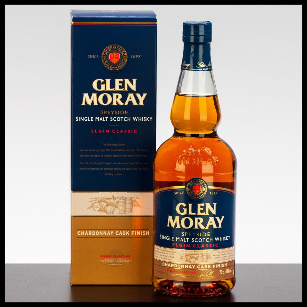 Glen Moray Elgin Classic Chardonnay Cask Finish Whisky 0,7L - 40% Vol. - Trinklusiv