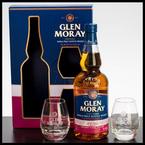 Glen Moray Elgin Classic Geschenkbox mit 2 Gläsern 0,7L - 40% Vol. - Trinklusiv
