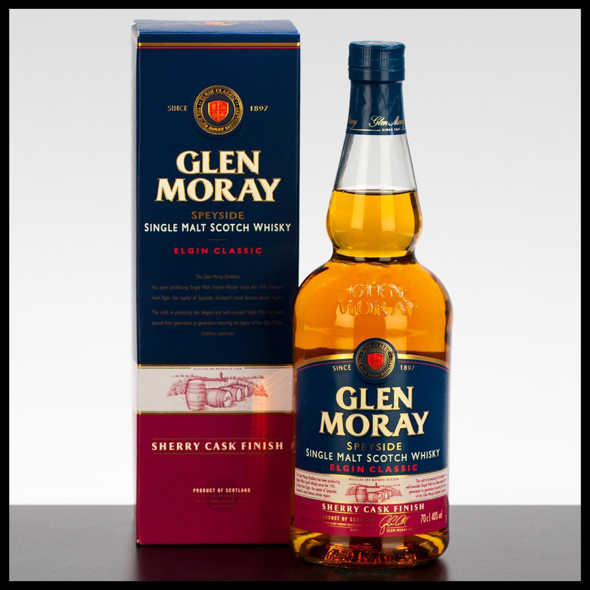 Glen Moray Elgin Classic Sherry Cask Finish Whisky 0,7L - 40% Vol. - Trinklusiv