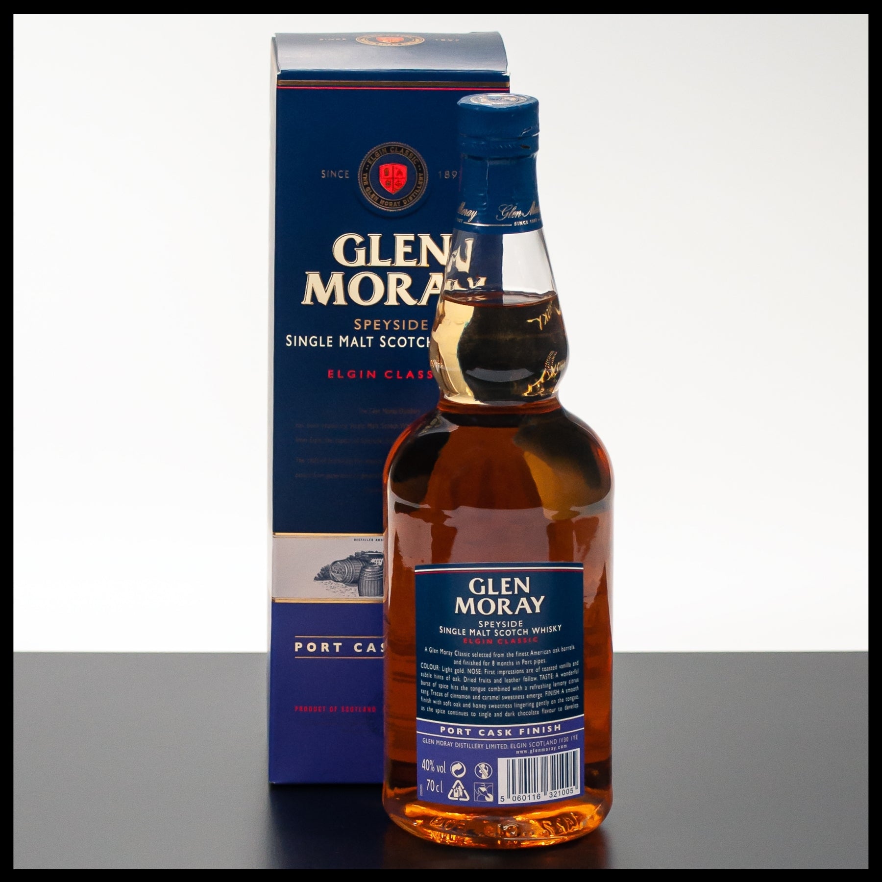 Glen Moray Elgin Classic Single Malt Whisky 0,7L - 40% Vol. - Trinklusiv
