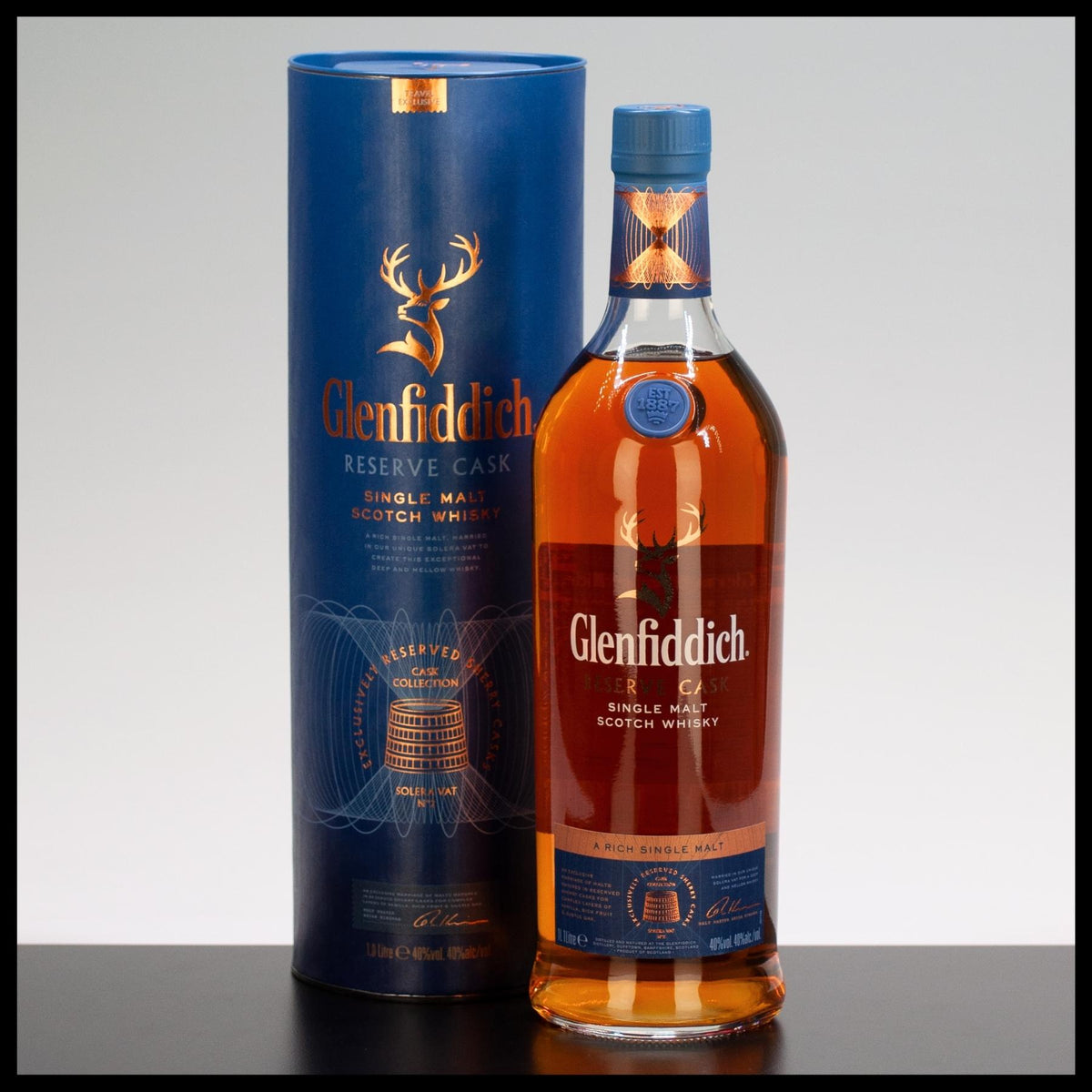 Glenfiddich Reserve Cask Single Malt Whisky 1L - 40% Vol. - Trinklusiv
