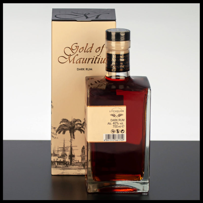 Gold of Mauritius Dark Rum 0,7L - 40% Vol. - Trinklusiv