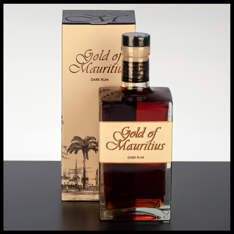 Gold of Mauritius Dark Rum 0,7L - 40% Vol. - Trinklusiv