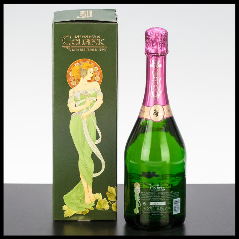 Goldeck Veltliner Sekt Halbtrocken 0,75L - 11,5% Vol. - Trinklusiv