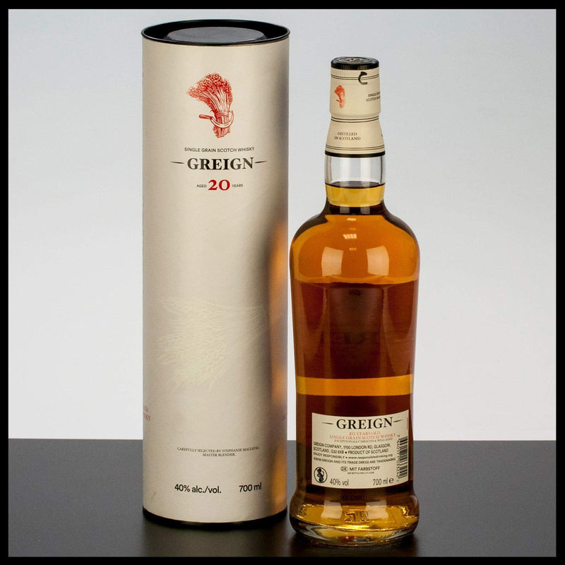 Greign 20 YO Single Grain Whisky 0,7L - 40% Vol. - Trinklusiv