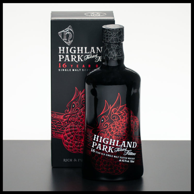 Highland Park 16 YO Twisted Tattoo Limited Edition 0,7L - 46,7% - Trinklusiv