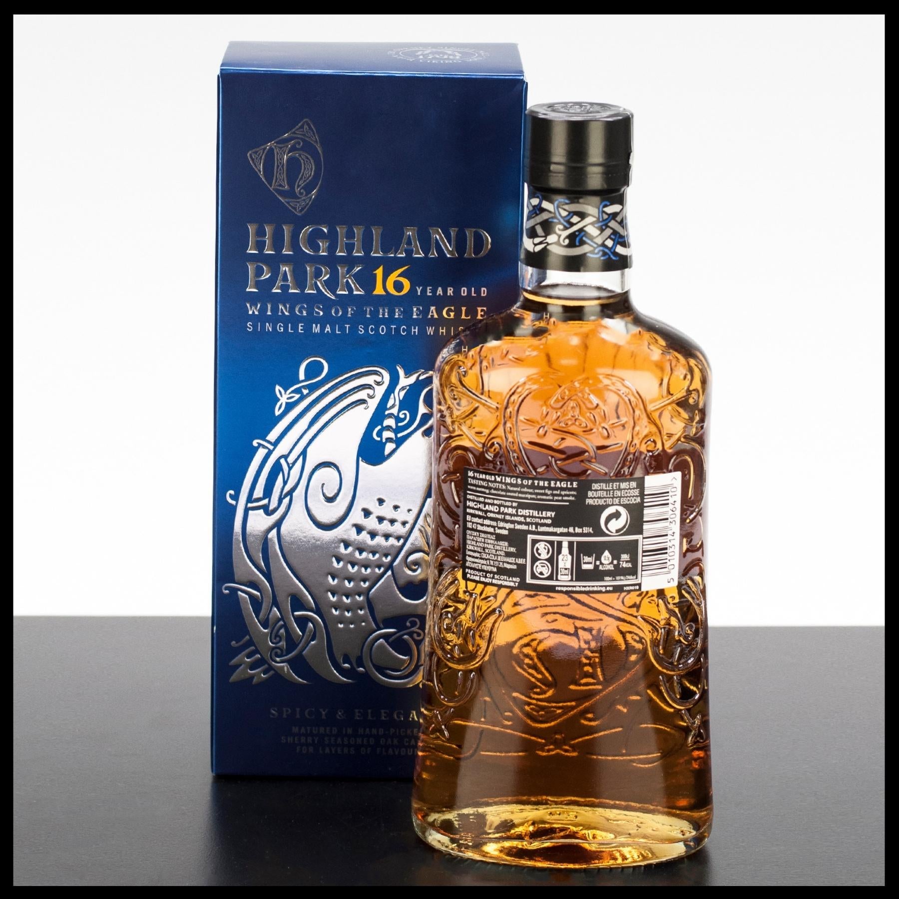 Highland Park 16 YO Wings of the Eagle Single Malt Whisky 0,7L - 44,5% Vol. - Trinklusiv