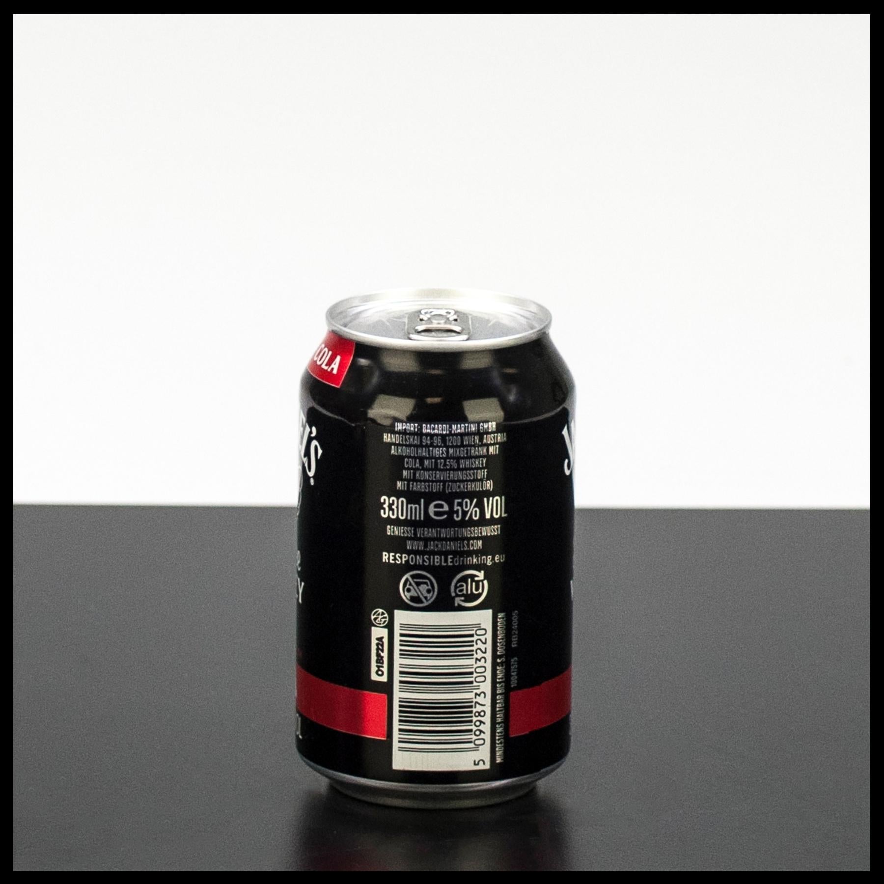 Jack Daniel's Tennessee Whiskey & Cola 0,33L - 5% Vol. - Trinklusiv