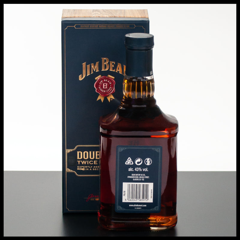 Jim Beam Double Oak 0,7L - 43% Vol. - Trinklusiv