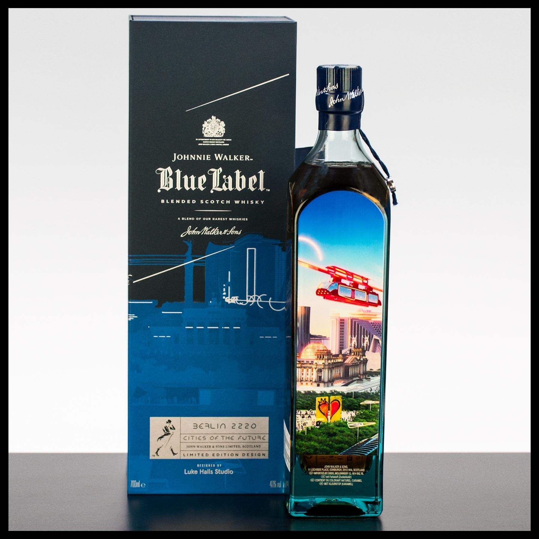 Johnnie Walker Blue Label Cities of the Future “Berlin 2220” Edition Whisky 0,7L - 40% Vol. - Trinklusiv