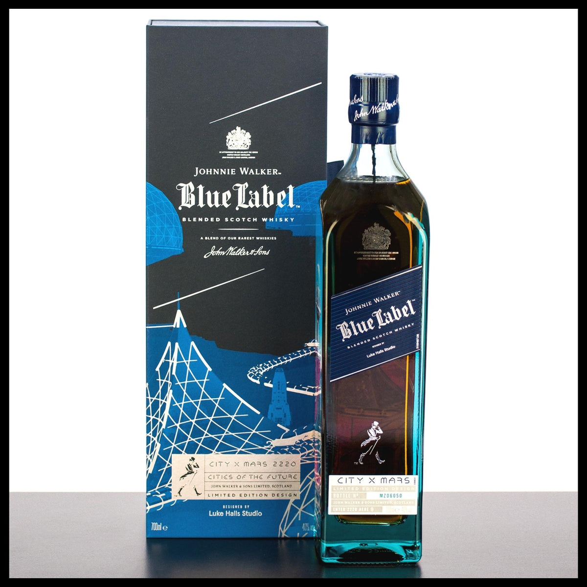 Johnnie Walker Blue Label Cities of the Future “Mars 2220” Edition Whisky 0,7L - 40% Vol. - Trinklusiv