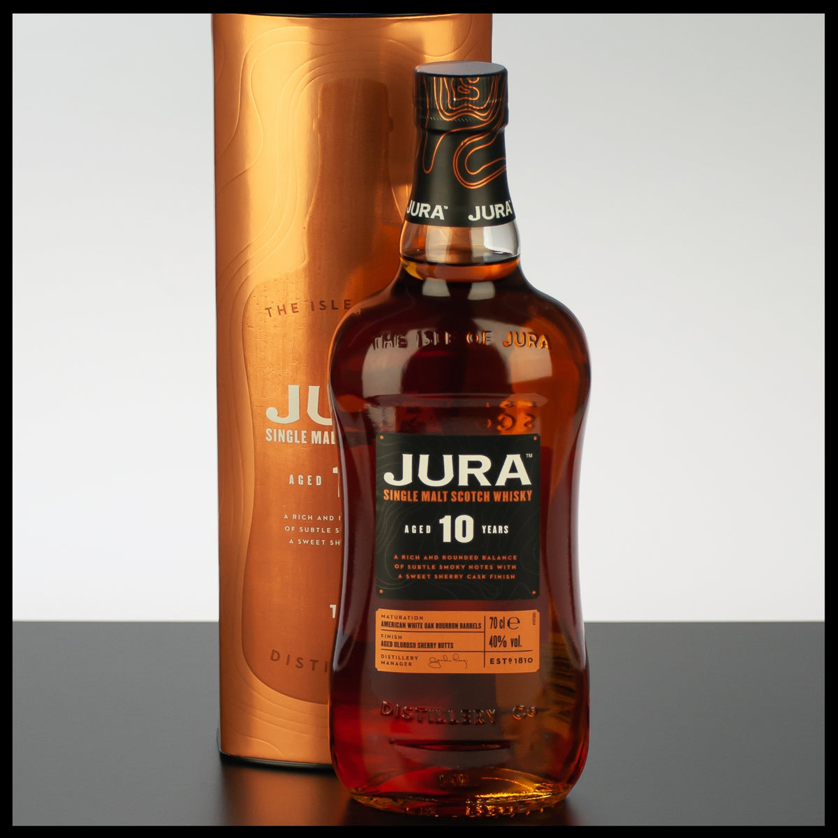 Jura 10 YO Single Malt 0,7L - 40% Vol. - Trinklusiv