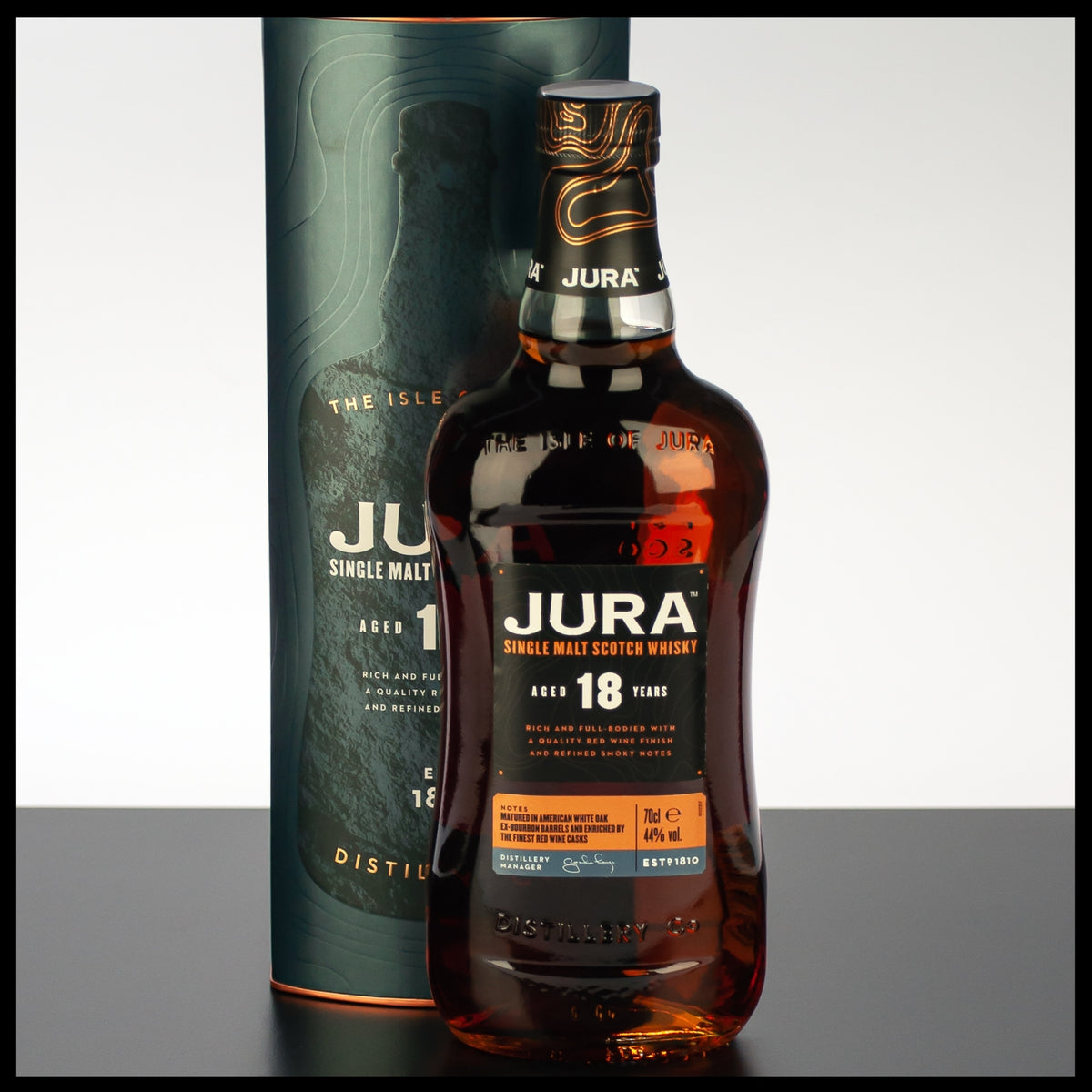 Jura 18 YO Single Malt Whisky 0,7L - 44% Vol. - Trinklusiv